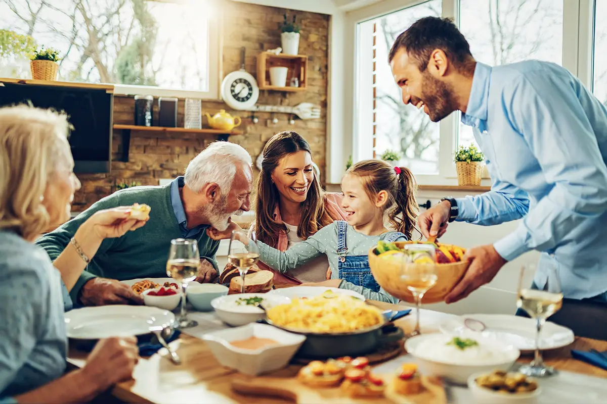 Community Integration, Social Engagement, Family Dynamics, Indoor Activities, Dining Experience
