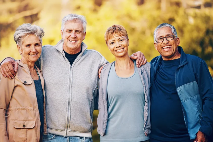 Social group, People, Smile, Standing, Group