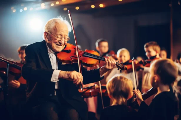 Musician, Violin, Intergenerational, Performance, Music