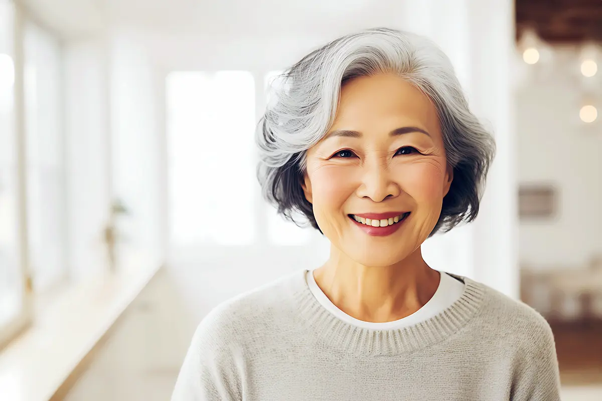 portrait, smile, human face, woman, indoor