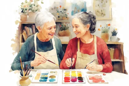 Art, Social Engagement, Creativity, Indoor Activities, Human Connection
