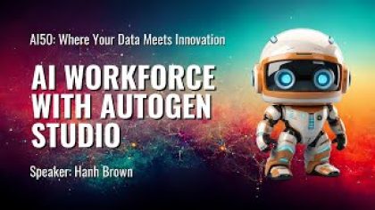 Crafting Your AI Workforce with AutoGen Studio